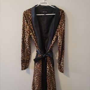 Current Mood faux fur duster - size L